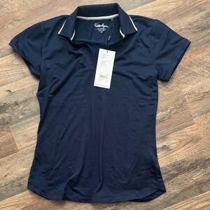 Short Sleeve Women’s Golf Shirt Navy